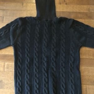 Turtle Neck Cable knit Long Sleeve Sweater